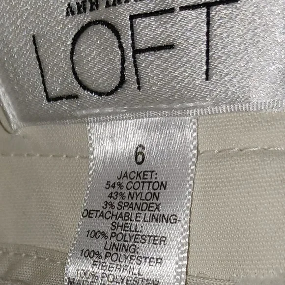 Ann Taylor LOFT Trench Coat with lining shell - Picture 8 of 10